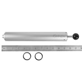 Side view of FishForm aluminium injector 8oz